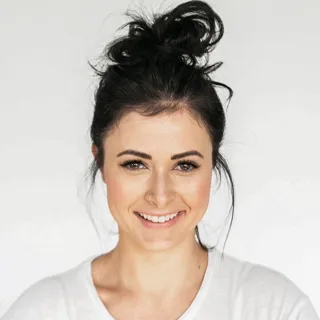 Portrait of a smiling chat host